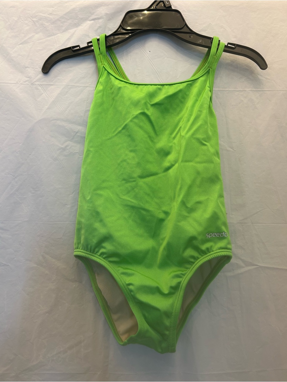 Speedo Girls Lime Green One-Piece Swimsuit Sz 8 NWWT